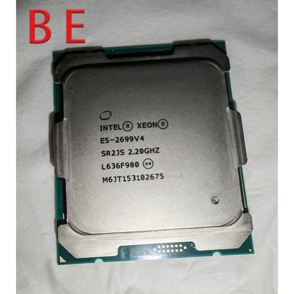Xeon E5-2699 v4 LGA2011-3 เซิร์ฟเวอร์ CPU โปรเซสเซอร์ 2.2GHz 55MB 22C 44T Pre-owned Server CPU