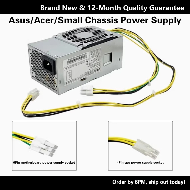 ((100-240V) Asus Acer 6+4 Pin Power Supply HK280-75PP FSP180-10TGBAA PA-181-10AC