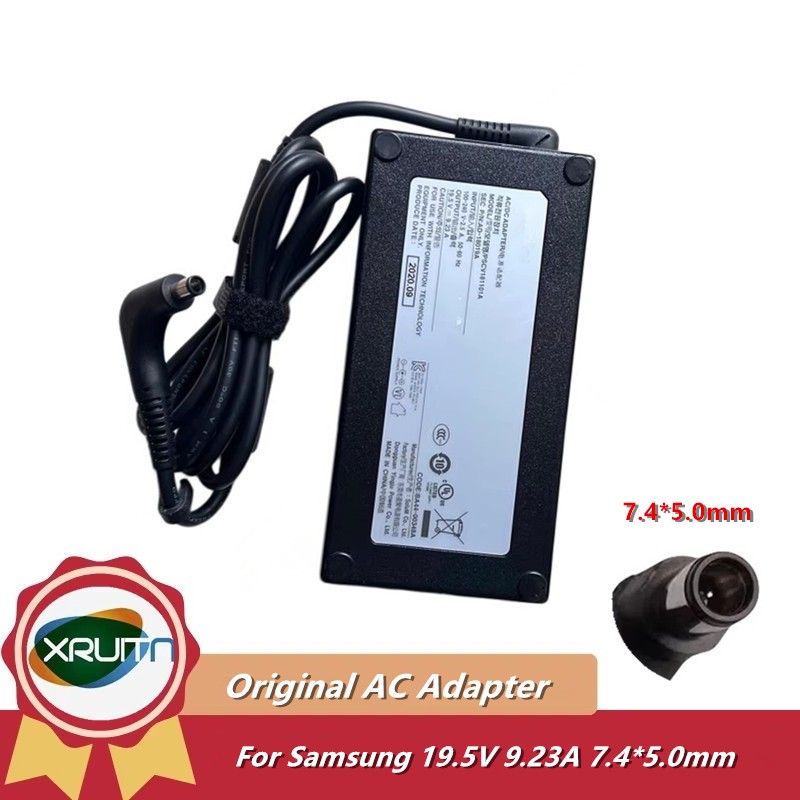 อะแดปเตอร์ AC AD-18019A ดั้งเดิม PSCV18110119.5V 9.23A 180W แล็ปท็อปสําหรับ Samsung Odyssey NP800G5H