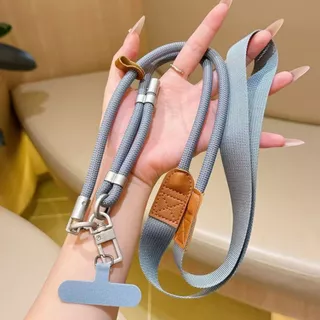 สายคล้องโทรศัพท์ สายรัดกระเป๋า กระเป๋าสะพายข้าง พร้อมแท็กโทรศัพท์, เชือกคล้องโทรศัพท์แบบปรับได้, แต่งสายคล้องคอที่เหมาะกับผิวและรถโลหะ