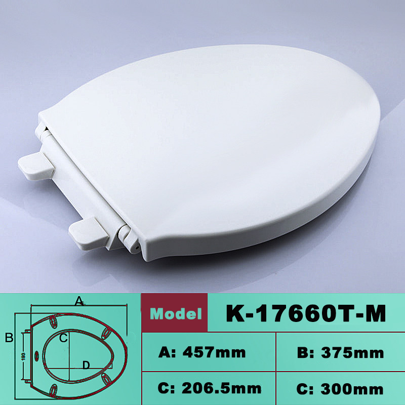 Kohler K-17660T-M OVE ฝารองนั่งชักโครก Elongated ฝาชักโครกแบบนุ่ม-ปิดเดิม