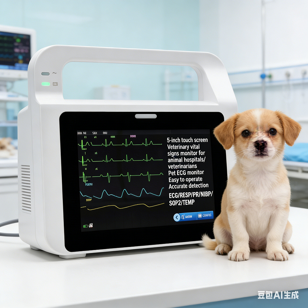 แมวสุนัข Biological Explanation Monitor Veterinary ECG Monitor สัตว์เลี้ยงโรงพยาบาลเฉพาะ Multi-Param