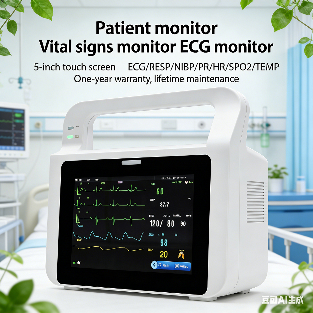 Medical Multi-Parameter ผู้ป่วย Monitor โรงพยาบาลคลินิกในครัวเรือนหน้าจอสัมผัส ECG Monitor Life Symb