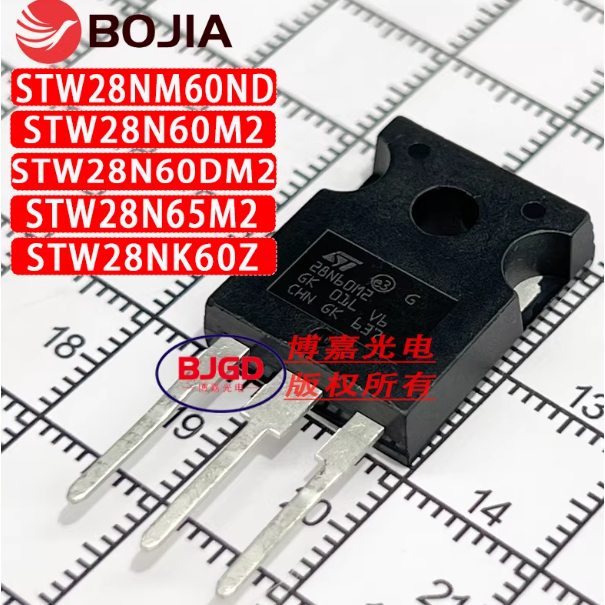 5PCS STW25NM60N แหล่งจ่ายไฟ MOS ทรานซิสเตอร์ 28NM60ND/N65/60DM2/28NK60Z field effect ทรานซิสเตอร์ 23
