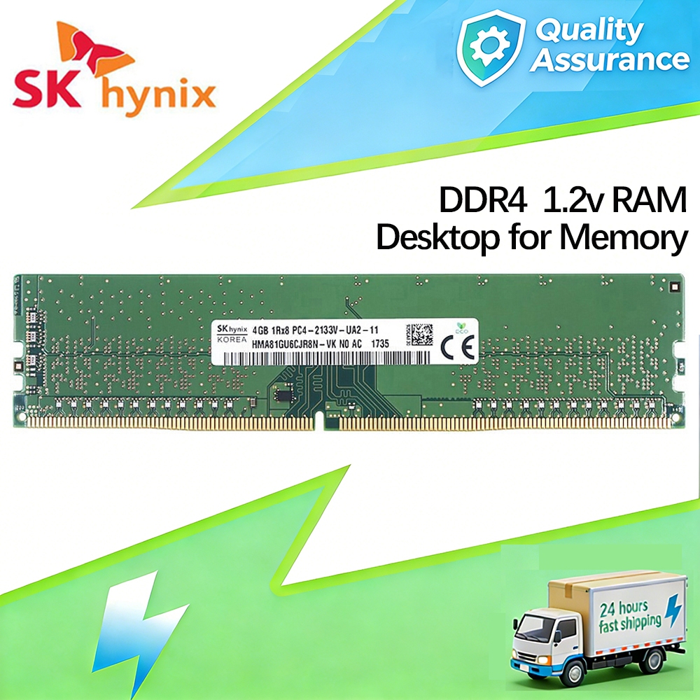 SK hynix DDR4 RAM 4GB 8GB 16GB DDR4 2133Mhz 2400Mhz 2666MHz 3200Mhz 1.2v PC4 288PIN เดสก์ท็อปสําหรับ