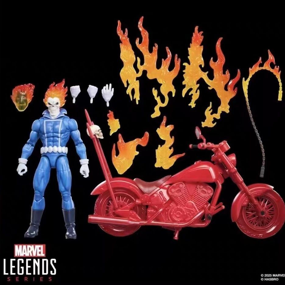 Hasbro MarvelLegends MarvelLegends Evil Knight Suit Johnny Blazer Hands-on Doll ราคา ถูกที่สุด ดีลบีเคเค แกลเลอรีภาพที่ 2