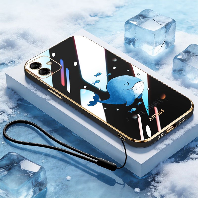 YBD สําหรับ infinix Smart 10 Tecno Spark GO 2 POP 10 X6725 X6725B X6725C KM4 เปลือกไฟฟ้าการ์ตูนน่ารั