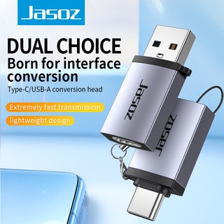 Jasoz type c adapter 3A current 5Gbps high speed transmission OTG type c to micro usb adapter