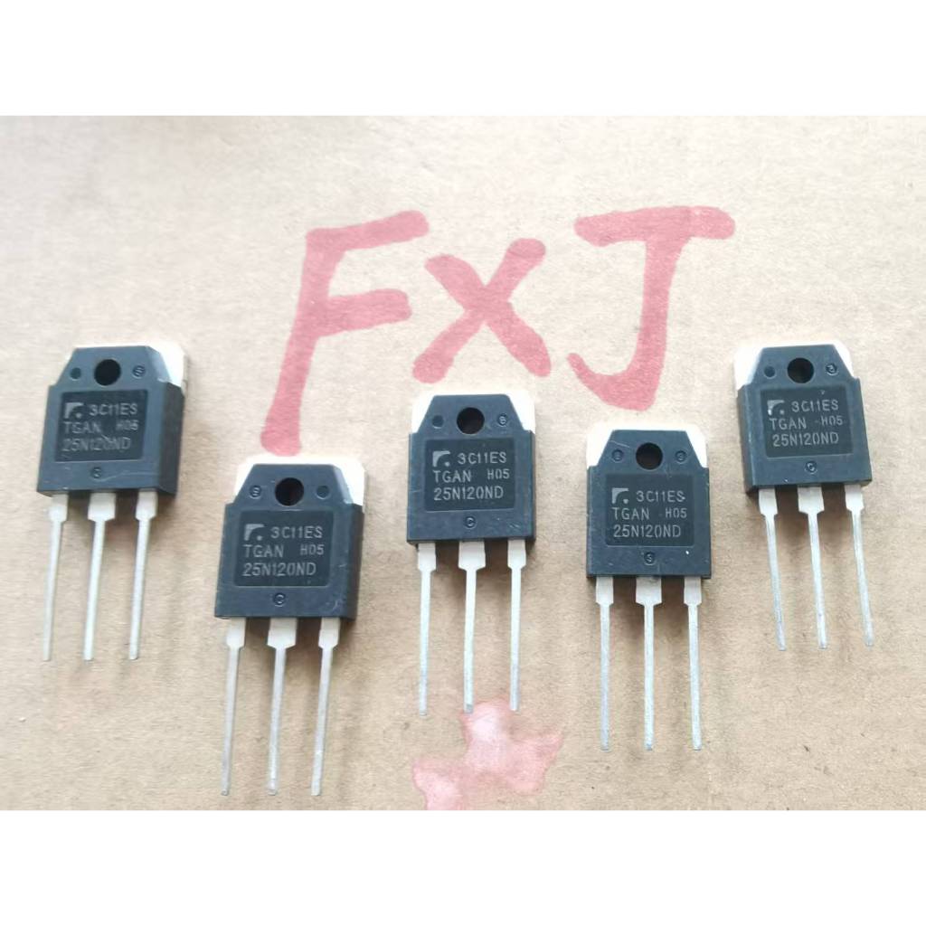 ((5 ชิ้น) TGAN25N120ND Field Effect Tube TO-3P ยี่ห้อใหม่ 1200V 25A