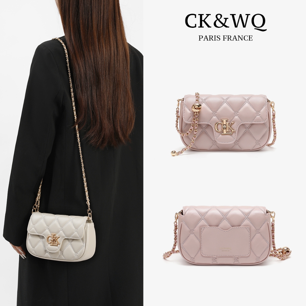 CK&WQ เหมาะสำหรับใช้ในงานสงกรานต์ กระเป๋าผู้หญิงดีไซน์เรียบหรู จุของได้มาก