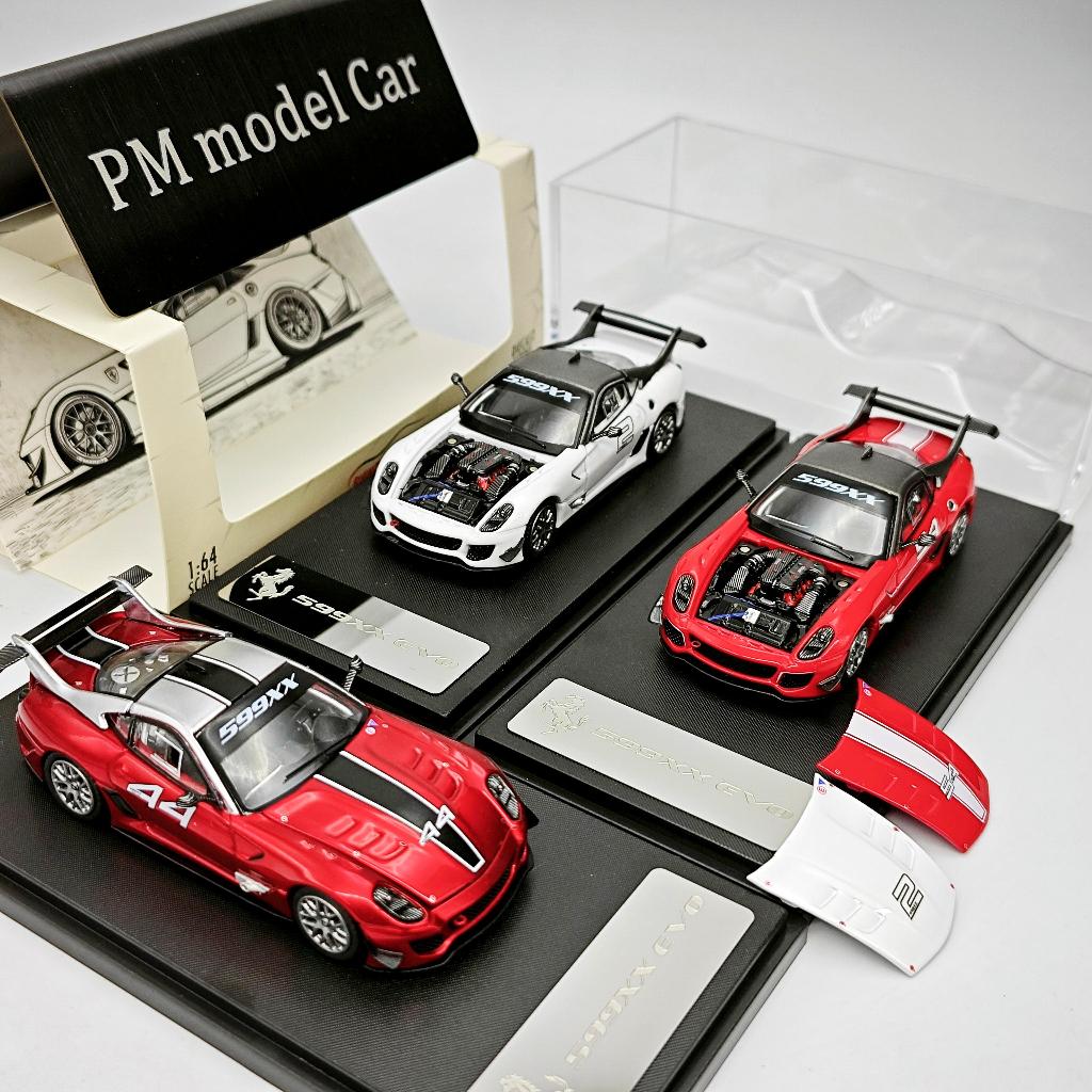 RM Rhino 1/64 Ferrari Prancing Horse 599XX เปิด Hood Diecast รุ่นรถสะสมของขวัญ