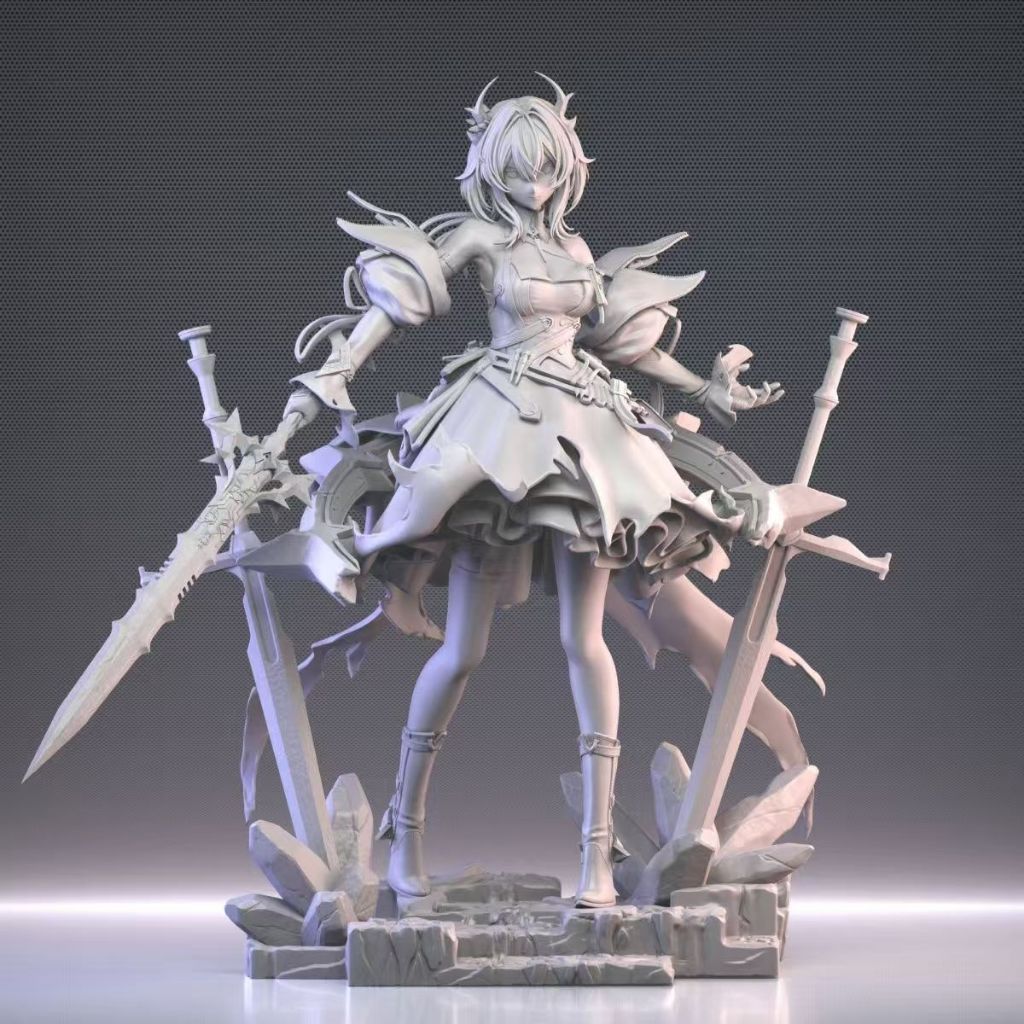 พรุ่งนี้ Ark Lewenting รูปรุ่น GK สีขาวรุ่น 3d การพิมพ์เครื่องประดับ PAAM