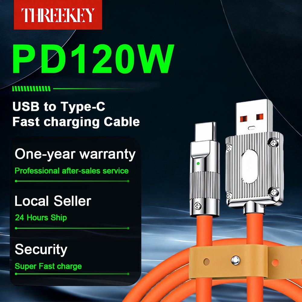 THREEKEY สายชาร์จเร็ว Type C สายชาร์จ Micro USB  type Cหัวชาร์จเร็ว Fast charging cable