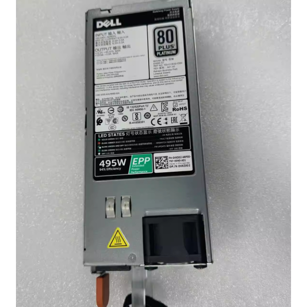 สําหรับ Dell R940 R830 R730 R630 T630 R530 R430 EPP PSU 495W 750W 1100W 1600W 2000W 2400W 9338D D495
