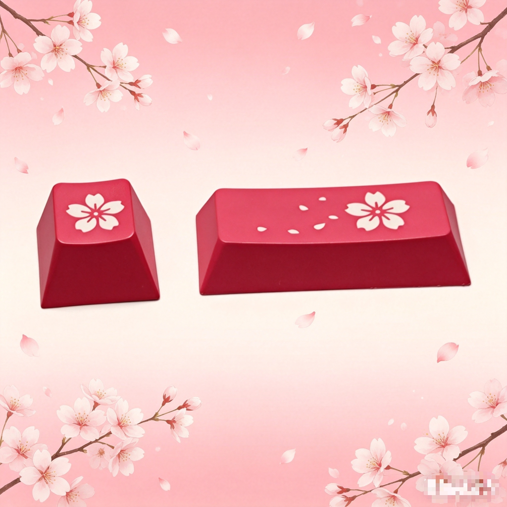 2PCS Keycap ESC Sakura Luffy Keycap 2.25 U CHERRY คีย์บอร์ดแบบกลไก Keycap