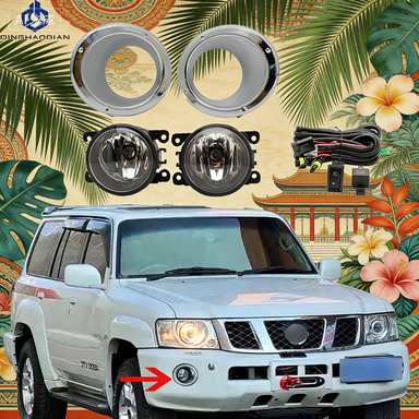 เหมาะสําหรับรถ Nissan Patrol Y61 2005-2009 ชุดไฟตัดหมอกรถยนต์