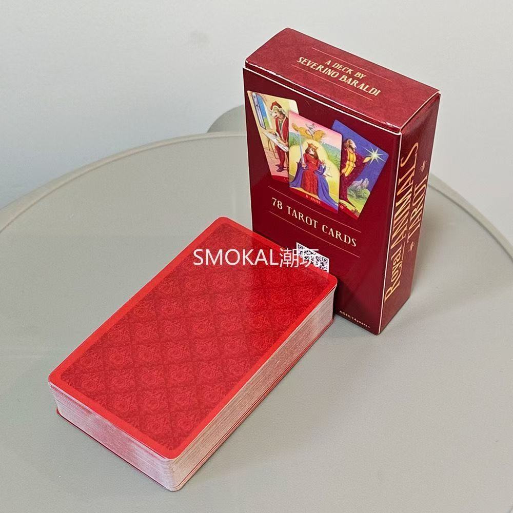 10.3 * 6 ซม.Royal Animals Tarot ภาษาอังกฤษเกมกระดานการ์ดเกม Royal Animals Tarot ไพ่ทาโรต์ Renaissanc