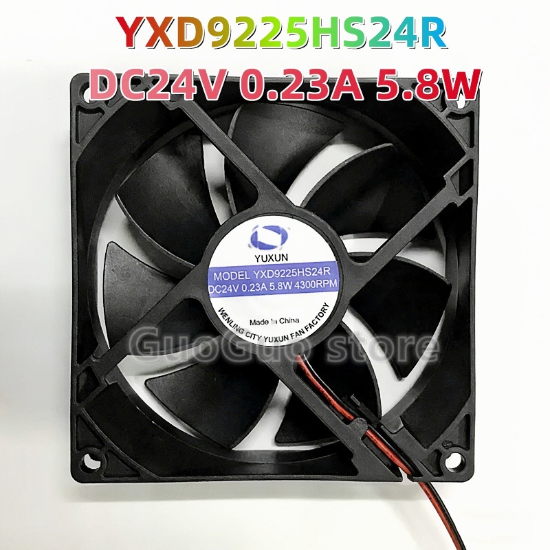 1pcs YXD9225HS24R DC24V 0.23A 5.8W 9 ซม.9025 พัดลมระบายความร้อนใหม่เดิม