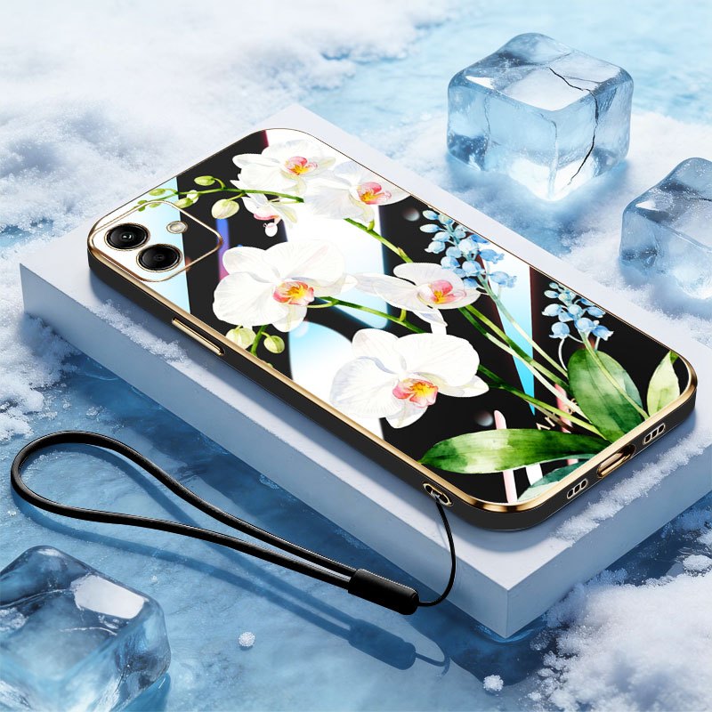 YBD สําหรับ infinix สมาร์ท 10 Tecno Spark GO 2 POP 10 X6725 X6725B X6725C KM4 สีม่วงสดไฟฟ้าเคสโทรศัพ
