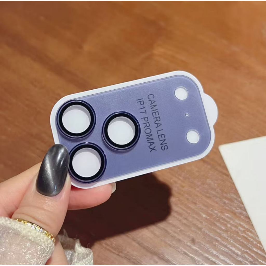 All-in-One Glass ตัวป้องกันเลนส์กล้องสําหรับ iPhone 17 Pro Max / iPhone 17 Pro, ฝาครอบเลนส์กล้องด้านหลังและฟิล์มฐานเลนส์, สไตล์ใหม่