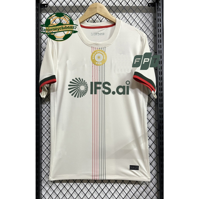 เชลซี เสื้อทีมเยือน ฤดูกาล 2025/26 สำหรับผู้ชาย พร้อมพิมพ์ลายแชมป์