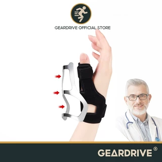 GEARDRIVE อุปกรณ์พยุงนิ้วหัวแม่มือ สำหรับมือซ้ายและขวา ช่วยพยุงนิ้วหัวแม่มือและข้อมือ ตรึงนิ้วหัวแม่มือสำหรับโรคเอ็นอักเสบเดอเคอร์เวน สำหรับผู้หญิงและผู้ชาย