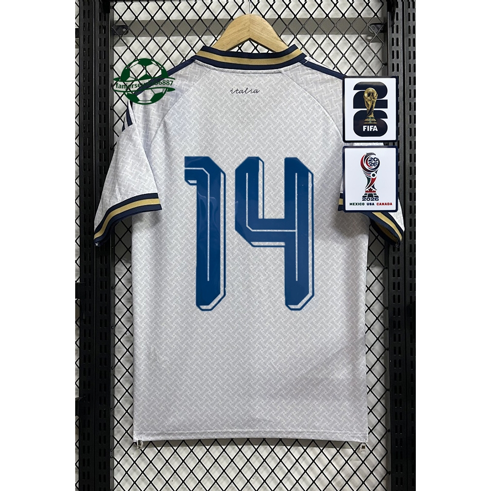 เจร์ซีย์ทีมเยือนอิตาลี สำหรับผู้ชาย ไซส์ S-4XL ฤดูกาล 2026/27