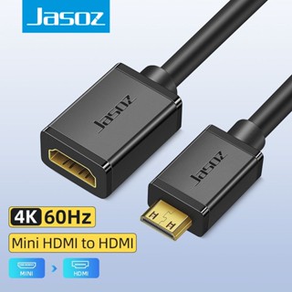Jasoz 4K Mini HDMI Male to HDMI Female Adapter Cable For Cam…