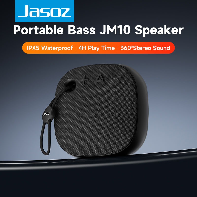 Jasoz JM10 Wireless Bluetooth 5.3 Speaker 20H Playtime Super Bass Portable Speaker Hi-Fi Stereo