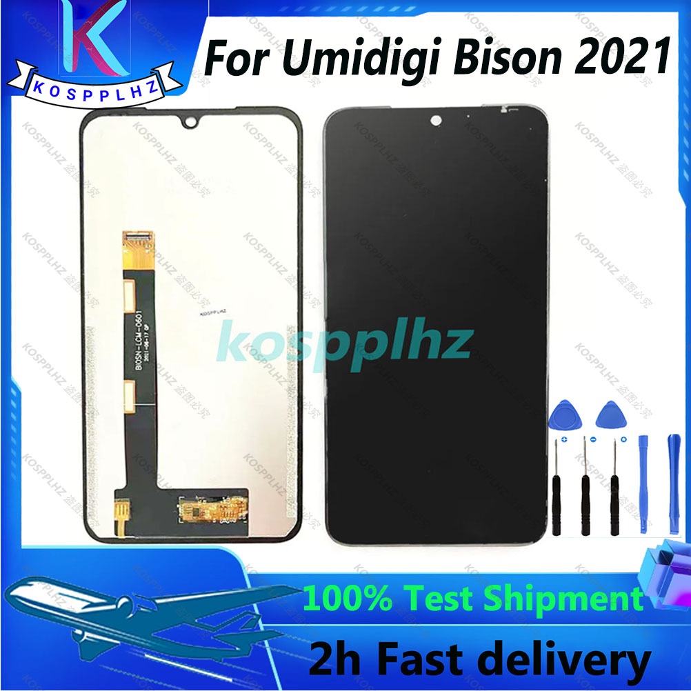 ทดสอบสําหรับ UMIDIGI Bison 2021 Android 10 11 จอแสดงผล LCD Touch Screen Assembly สําหรับ Umidigi Bis