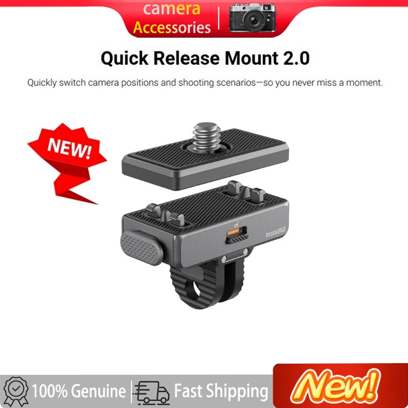Insta360 Quick Release Mount 2.0 สําหรับ X4Air /X5 / Ace Pro 2/ X4/ Ace Pro/ Ace / X3 /ONE /X2
