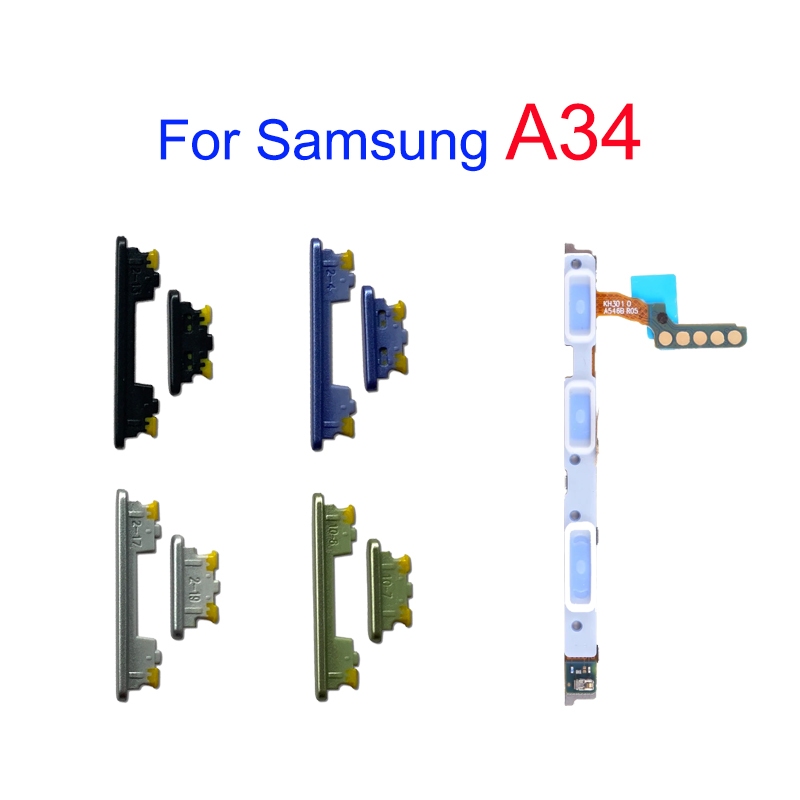 สําหรับ Samsung A34 ปุ่มปรับระดับเสียงไฟ Flex Replacement