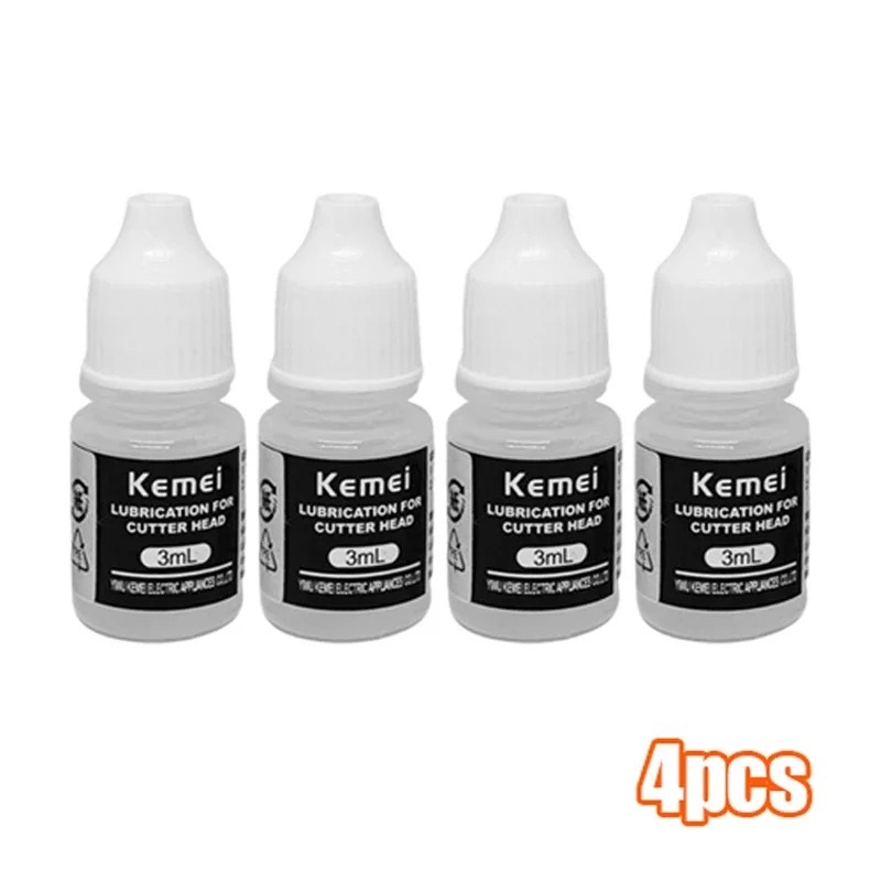 Kemei ปัตตาเลี่ยนผม น้ํามันน้ํามันหล่อลื่น Hair Trimmer น้ํามันบํารุงรักษาเย็บป้องกันสนิมสําหรับ km-