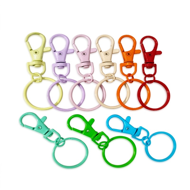 สีทาสีปากปลารูรับแสงพวงกุญแจตุ๊กตาขนาดเล็กตุ๊กตากระเป๋าแขวนหัวเข็มขัดถั่ววัสดุเครื่องประดับ ทําเอง อุปกรณ์โลหะ