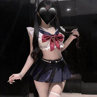 [ส่งด่วน กทม. 3 ชม.ถึง⚡]หวาน วิทยาลัย เครื่องแบบ เจเค หูกระต่าย ชุดกะลาสี น่ารัก คู่รัก เสื้อผ้า ชุดขาย🌺 M-5XL | 40-100กก.C312
