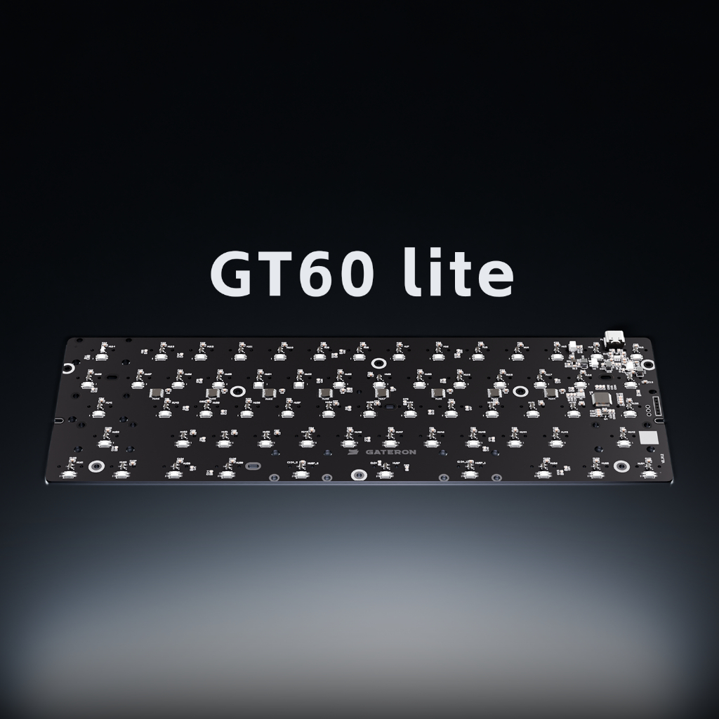 GATERON GT60 LITE คีย์บอร์ดแม่เหล็ก PCB สําหรับรูปแบบ 60% คีย์บอร์ดแม่เหล็ก