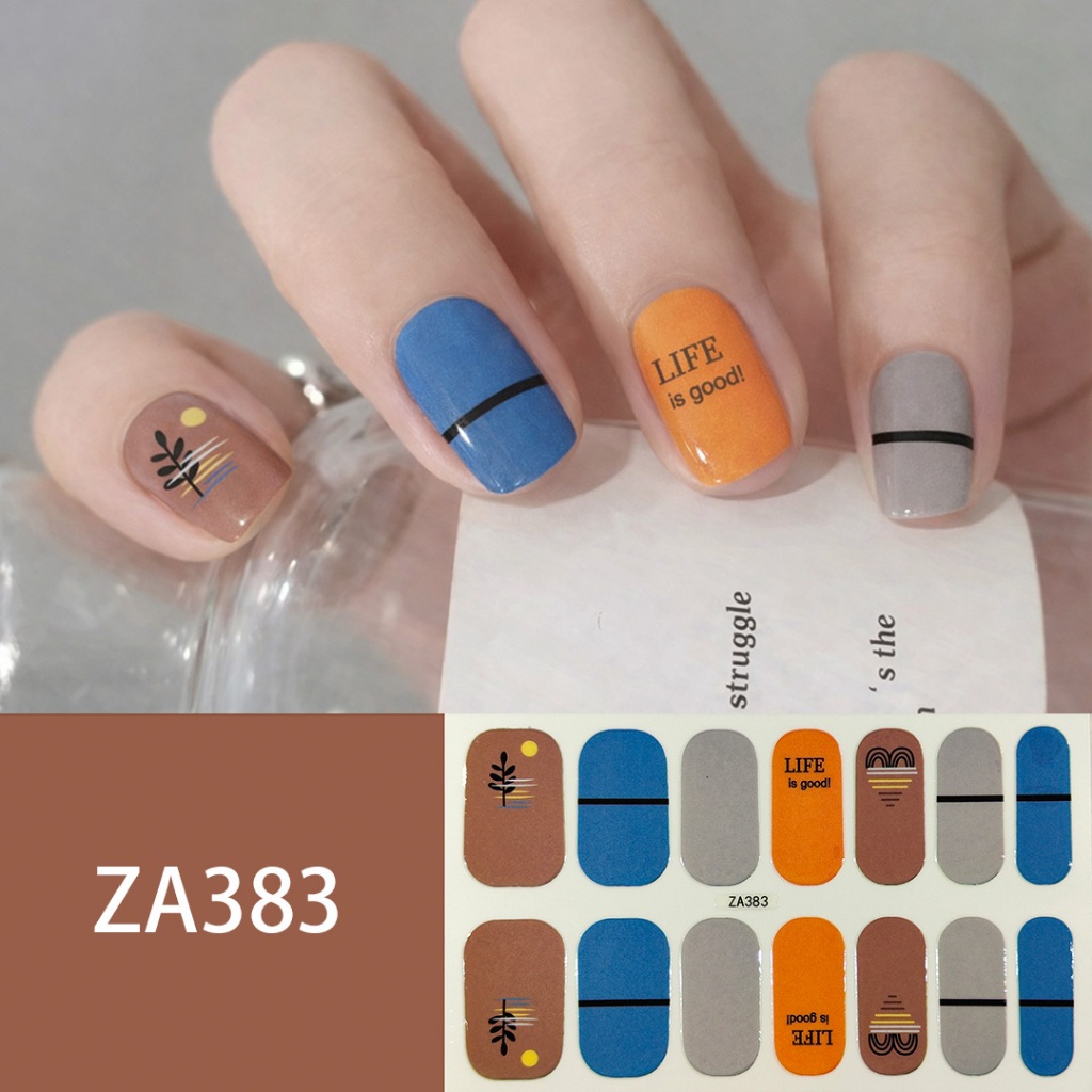 14 ชิ้น / เซต ZA Series สติกเกอร์ติดเล็บยอดนิยม การ์ตูนน่ารัก อารมณ์สุนทรีย์ เด็ก สามารถใช้ฟิล์มยาทาเล็บ กันน้ํา ติดทนนาน พกพาง่าย ปลอดสารพิษ ปลอดภัย สติกเกอร์ทําเล็บ ผู้หญิง ราคา ถูกที่สุด ดีลบีเคเค แกลเลอรีภาพที่ 4