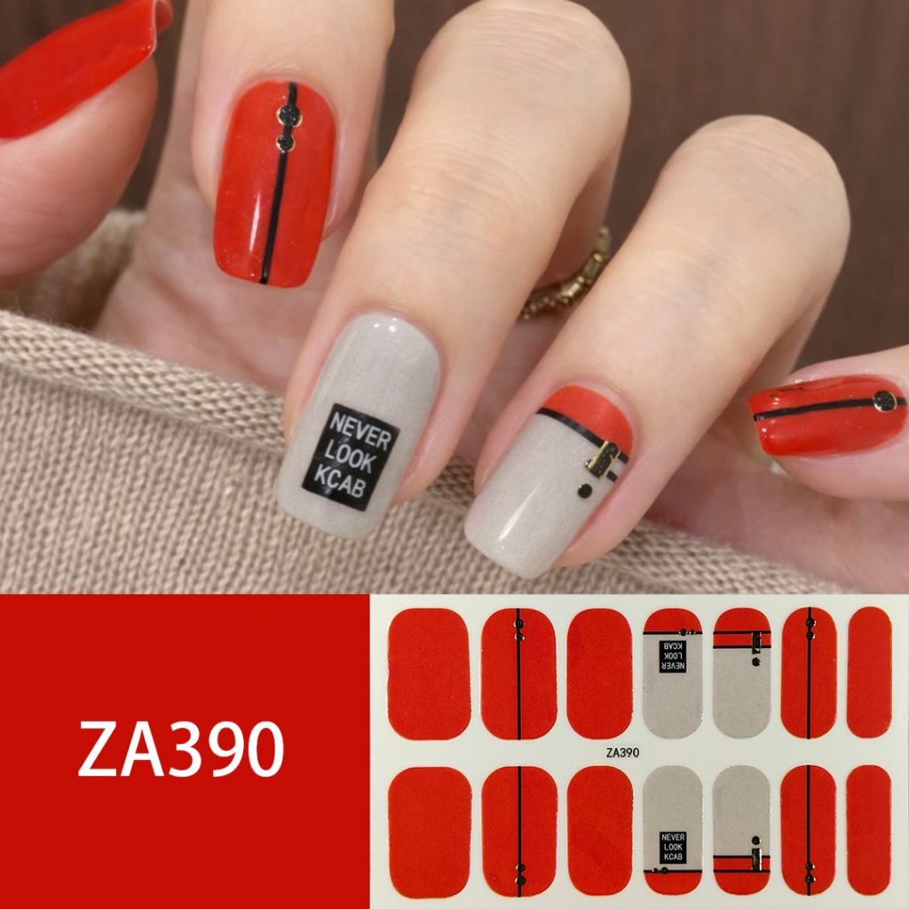 14 ชิ้น / เซต ZA Series สติกเกอร์ติดเล็บยอดนิยม การ์ตูนน่ารัก อารมณ์สุนทรีย์ เด็ก สามารถใช้ฟิล์มยาทาเล็บ กันน้ํา ติดทนนาน พกพาง่าย ปลอดสารพิษ ปลอดภัย สติกเกอร์ทําเล็บ ผู้หญิง ราคา ถูกที่สุด ดีลบีเคเค แกลเลอรีภาพที่ 8