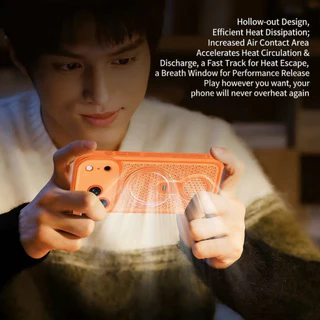 Casing เคสโทรศัพท์แบบยึดกระจายความร้อนพร้อม 360° เคสเคสแข็งกันกระแทกสําหรับ iPhone 17 16 15 14 13 12 11 Pro max case