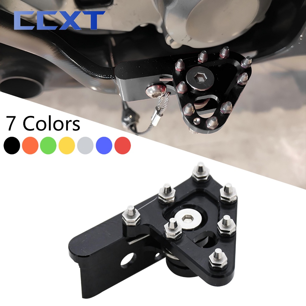 Motocross Universal CNC อลูมิเนียมด้านหลังเบรคเหยียบ Lever Step Tip สําหรับ 125-530cc Universal Parts