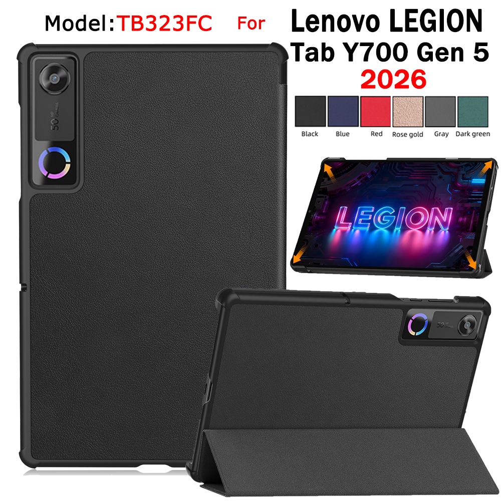 สําหรับ Lenovo Legion Y700 2026 Gen 5 Gen5 TB323FU 8.8 "Gen 4 3 2 Tri-พับ PU หนังกันกระแทก Funda สํา