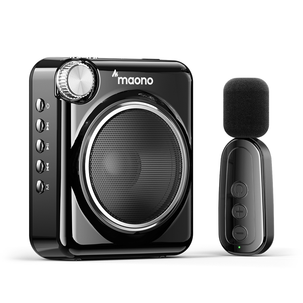 Maono AU-C35 เครื่องขยายเสียงแบบพกพา Loudspeak พร้อมไมโครโฟนไร้สายและบลูทูธสําหรับครู, คนขาย, คู่มือการเดินทาง, Coach, ปาร์ตี้