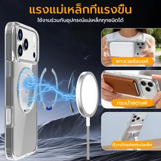 OSGEER เคสแม่เหล็กสําหรับ iPhone 17 16 15 14 13 12 11 Pro Max, [พร้อม 360° ขาตั้งแหวนหมุนได้] ป้องกันการหล่น, ฝาครอบโทรศัพท์ป้องกันกันกระแทกป้องกันการเยาะเย้ย