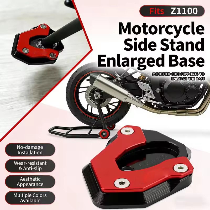 สําหรับ Kawasaki Z1100 Z1100SE Z 1100 SE 2026 รถจักรยานยนต์ CNC Kickstand Sidestand Stand Extension 