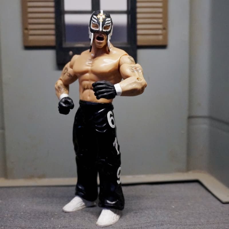 ◇WWE Professional Wrestler รูป John Cena Champion Arena Articulated Action Figure ของเล่นตุ๊กตาแสดงตุ๊กตา+มวย มวย WWE รุ่นกำปั้น หุ่นจำลอง