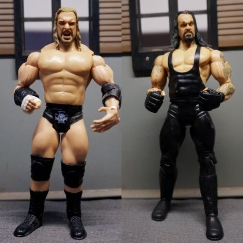 ◇JAKKS Wrestler Action Figure พร้อมรถปีนเขา WWE Rael HHH รวมของเล่นเด็กคอลเลกชัน+โมเดล ตุ๊กตาที่น่ารัก ตุ๊กตาการ์ตูน ตุ๊กตาสตันเนอร์ WWE ตุ๊กตาแบบจำลองนักมวย ตุ๊กตาที่น่ารัก