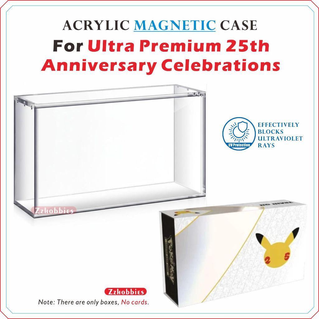 Acrylic Magnetic Case For Ultra Premium 25th Anniversary Celebrations【5mm Thick】