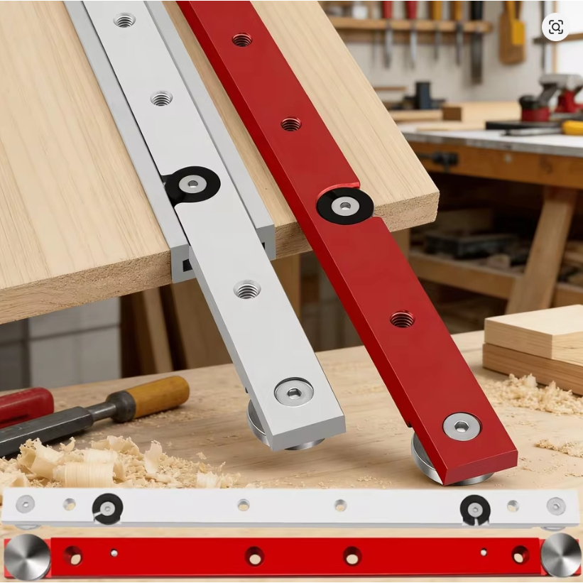 450 มม.T Track Miter Bar Slider, อลูมิเนียม T Slot Gauge Rod, Linear Motion Guide Rail สําหรับตารางเลื่อย,งานไม้ DIY