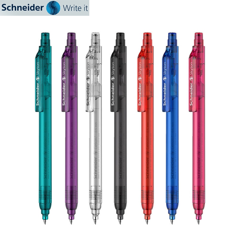 1 ชิ้นเยอรมนี Schneider Skyton G2 ปากกาเป็นกลางโปร่งใส 0.5 มม