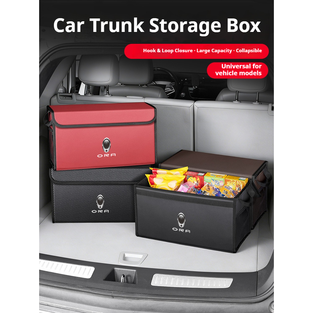 สําหรับ ORA IQ Punk Cat แมวสีขาว R1 R2 Lunky Cat GT บัลเล่ต์ ES13 รถ Trunk พับกล่องเก็บขนาดใหญ่-ความ